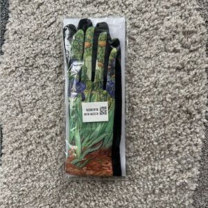 Blue/Green Floral Touchscreen Winter Gloves NEW